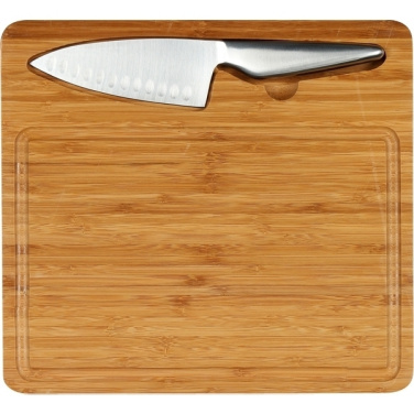 Logo trade corporate gift photo of: Cutting board with knife MANTOVA