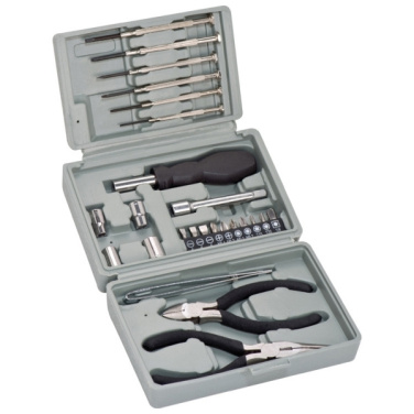 Logo trade promotional gifts image of: 25-parts tool set MANAGUA