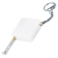 Steel measuring tape ABERDEEN, white