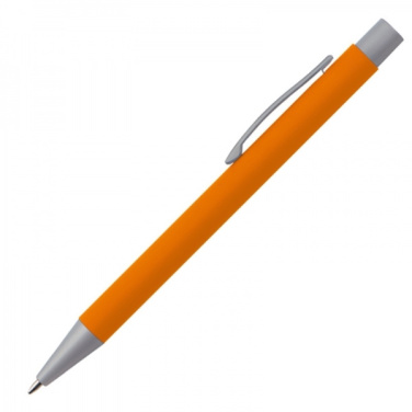 Logotrade corporate gift image of: Metal ballpen soft touch ABU DHABI