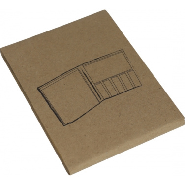 Logotrade promotional item image of: Adhesive note pad BURLINGTON