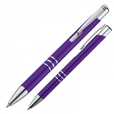 Logotrade promotional merchandise picture of: Metal ballpen ASCOT