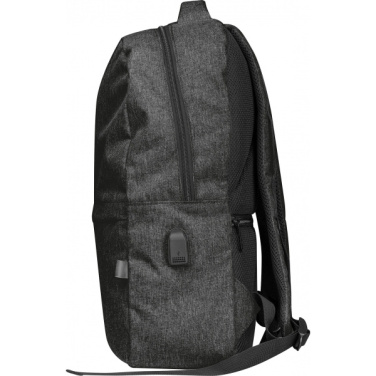 Logo trade corporate gifts image of: rPET backpack RIMINI