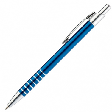 Logo trade promotional giveaways picture of: Metal ballpen ITABELA