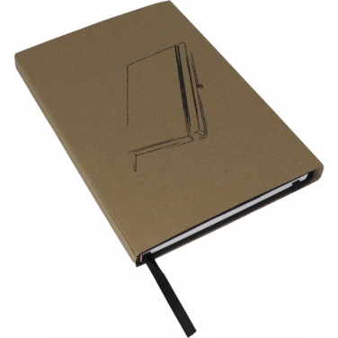 Logo trade promotional merchandise image of: A5 note book KIEL