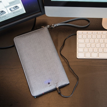 Logotrade promotional merchandise picture of: Travel folder with power bank Almera