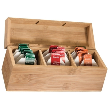 Logo trade promotional gifts image of: Tea box DAMASKUS