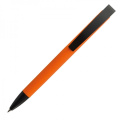 Metal ballpen soft touch BRESCIA, orange