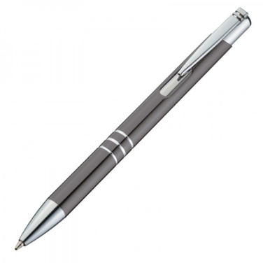 Logo trade promotional item photo of: Metal ballpen ASCOT