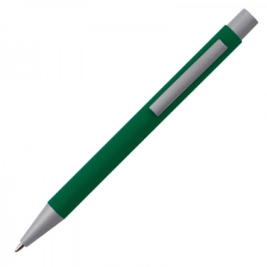 Logo trade promotional merchandise image of: Metal ballpen soft touch ABU DHABI