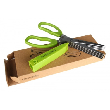 Logo trade promotional gifts image of: Chive scissors BILBAO