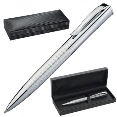 Logo trade corporate gifts image of: Metal ballpen CHESTER