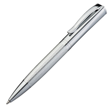 Logo trade promotional giveaways image of: Metal ballpen CHESTER