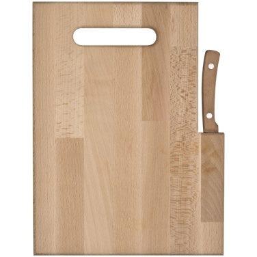 Logo trade promotional gifts image of: Wooden board with knife LIZZANO