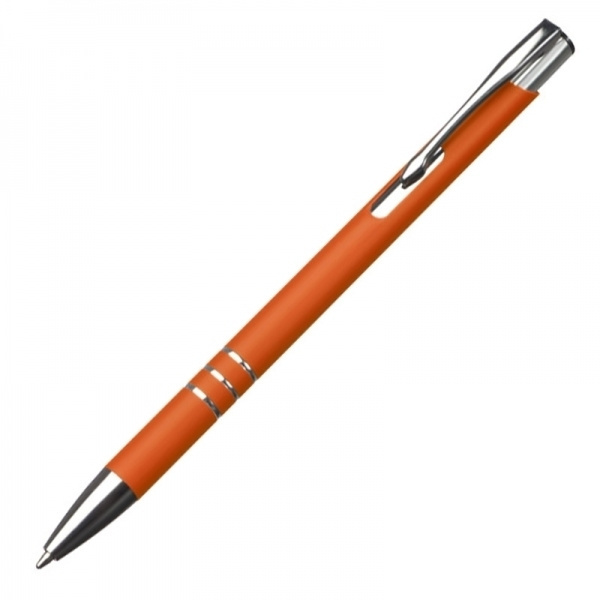 Logo trade promotional merchandise photo of: Metal ballpen NEW JERSEY