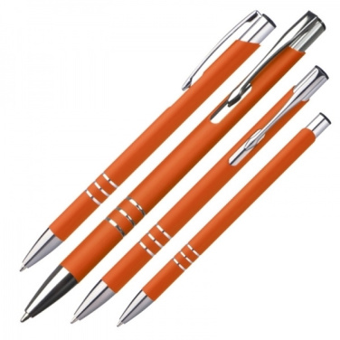 Logo trade advertising products picture of: Metal ballpen NEW JERSEY