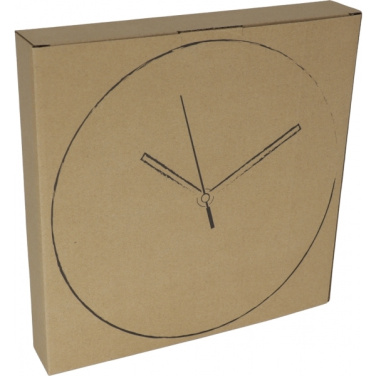 Logo trade promotional merchandise image of: Wall clock with allover clock face VENICE