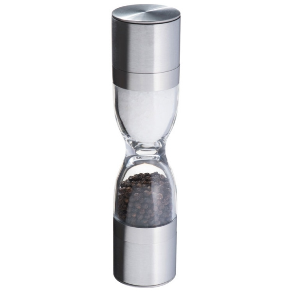 Logo trade promotional item photo of: Salt and pepper mill 2-in-1 ROME