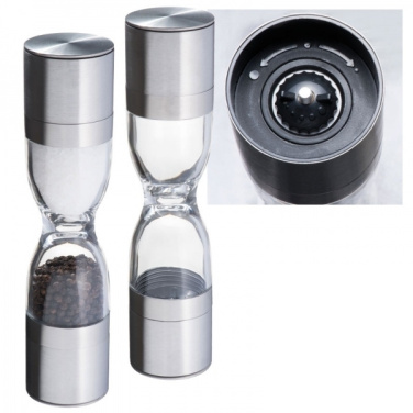 Logotrade promotional product image of: Salt and pepper mill 2-in-1 ROME