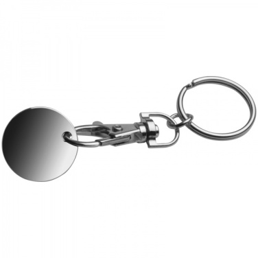 Logo trade corporate gifts picture of: Keyring with shopping coin ARRAS