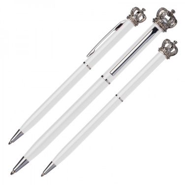 Logotrade promotional gift image of: Metal ballpen KINGS PARK