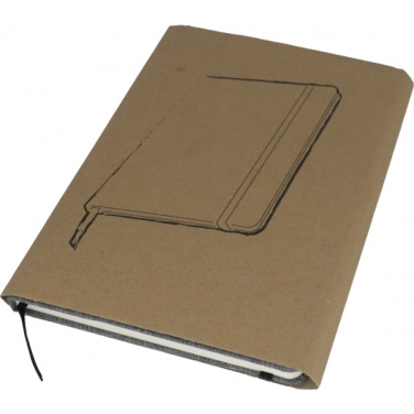 Logo trade business gift photo of: Notebook A5 BREMEN