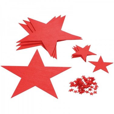 Logo trade promotional products image of: Felt star set KARLSTAD