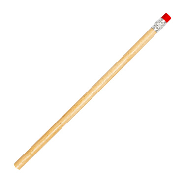 Logo trade promotional item photo of: Pencil with eraser HICKORY