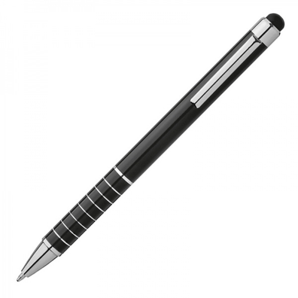 Logotrade corporate gift image of: Metal ballpen with touch pen LUEBO