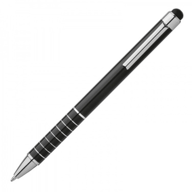 Logo trade corporate gift photo of: Metal ballpen with touch pen LUEBO