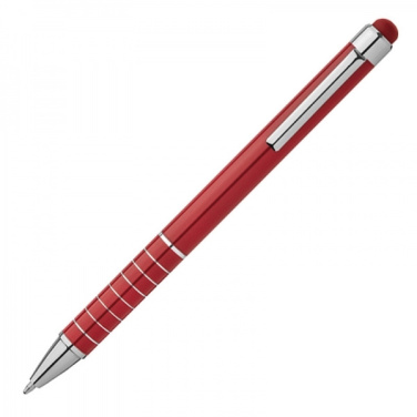 Logo trade business gift photo of: Metal ballpen with touch pen LUEBO