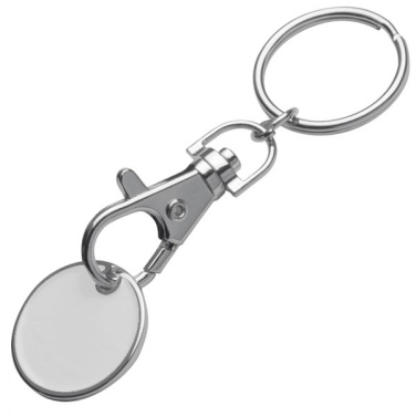 Logotrade promotional gift image of: Keyring with shopping coin ARRAS