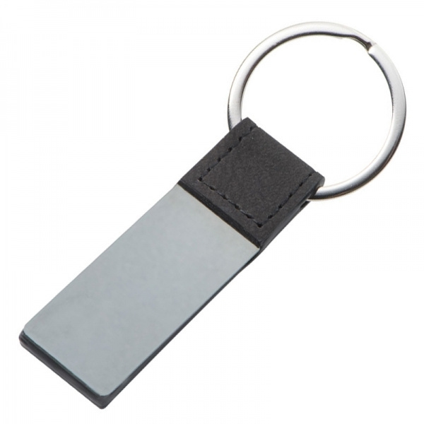 Logo trade promotional gifts image of: Keyring with mirror effect PENRITH