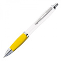 Plastic ballpen KALININGRAD, yellow