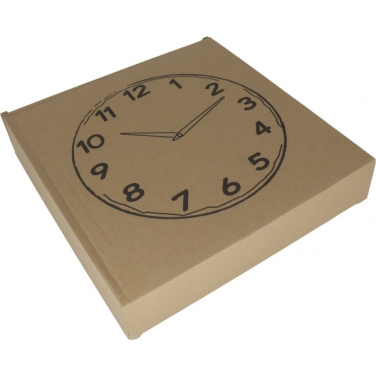 Logo trade promotional giveaway photo of: Slate wall clock GRAZ