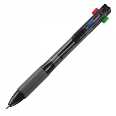 Logotrade promotional item image of: Plastic ballpen 4in1 NEAPEL