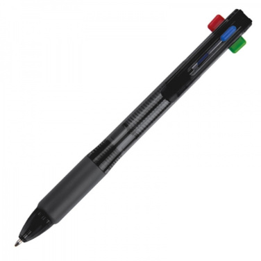 Logo trade promotional product photo of: Plastic ballpen 4in1 NEAPEL