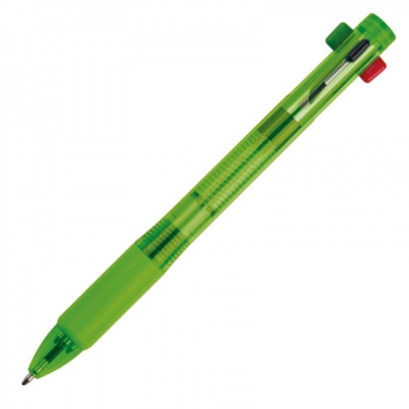 Logotrade promotional giveaway picture of: Plastic ballpen 4in1 NEAPEL