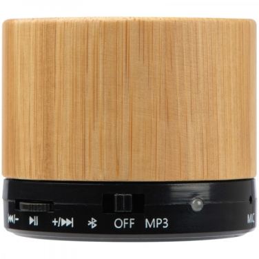 Logo trade promotional gifts picture of: Bamboo bluetooth speaker FLEEDWOOD