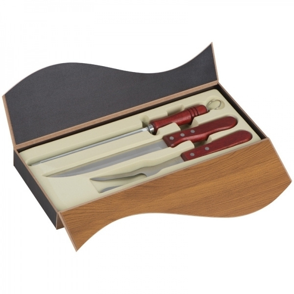 Logo trade promotional products image of: Carving knife and fork SYDNEY