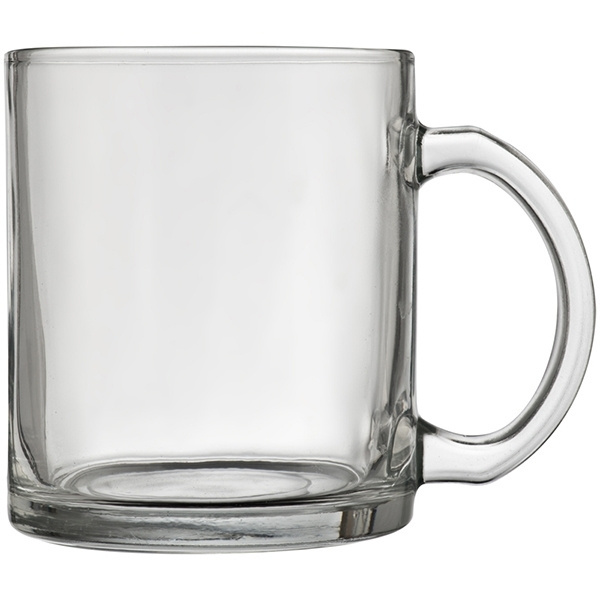 Logo trade promotional gifts image of: Glass mug LIMERICK 300 ml