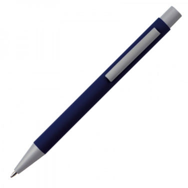 Logo trade promotional giveaways picture of: Metal ballpen soft touch ABU DHABI