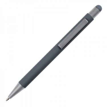 Logo trade promotional items image of: Metal ballpen touch pen soft touch SALT LAKE CITY