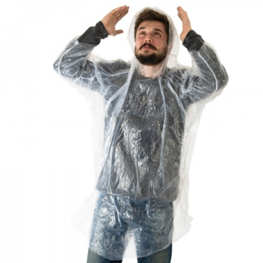 Logo trade promotional products image of: Rain poncho GREAT FALLS