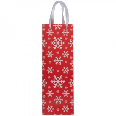 Logotrade promotional gift picture of: Wine bag in Christmas design LAPLAND