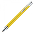 Metal ballpen ASCOT, yellow