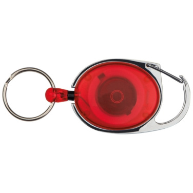 Logotrade promotional merchandise picture of: Ski-Pass with Carabiner Keyring EMPLOYEE