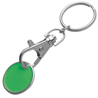 Logo trade promotional item photo of: Keyring with shopping coin ARRAS