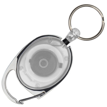 Logo trade promotional items image of: Ski-Pass with Carabiner Keyring EMPLOYEE