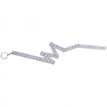 Logo trade promotional gifts picture of: Keyring with 0,5m ruler